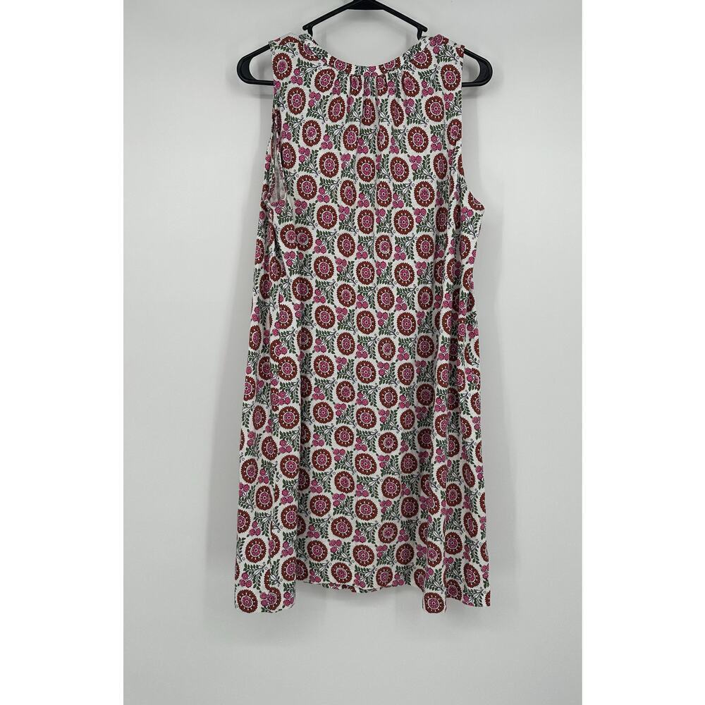 Boden Sleeveless Jersey Shift Dress In Gin Fizz Sunflower - Picture 7 of 9